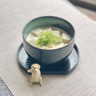 冷製豆乳スープ♡豆腐入り！